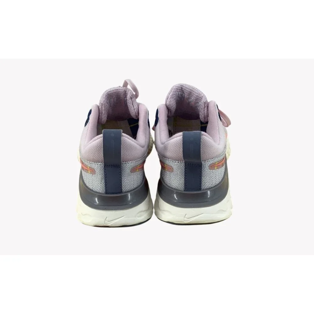 Nike React Infinity Run Flyknit Womens Running Shoes Pink Gray Orange Size 9.5 - Picture 4 of 9